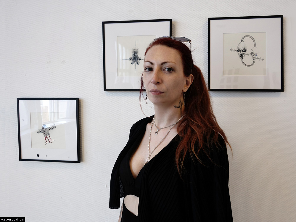 Die Künstlerin Catherine Bourdon