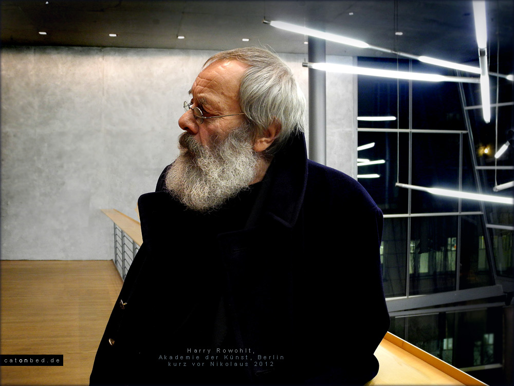Akademie der Künste, harry Rowohlt Vorleser