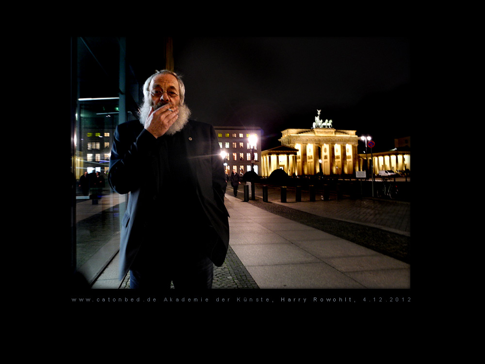 Akademie der Künste, harry Rowohlt Vorleser