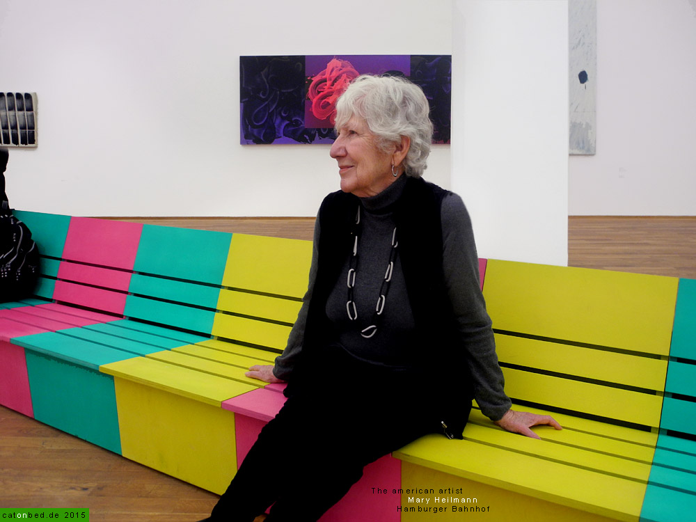 Mary Heilmann, artiost from N.Y., 2015 Berlin
