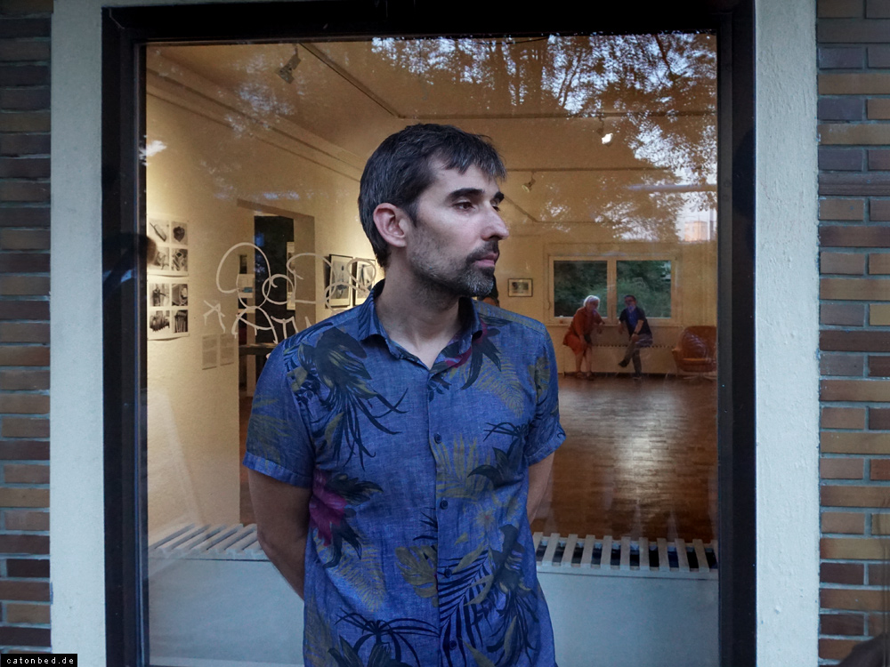 Der Leiter der Galerie Felix Hawran