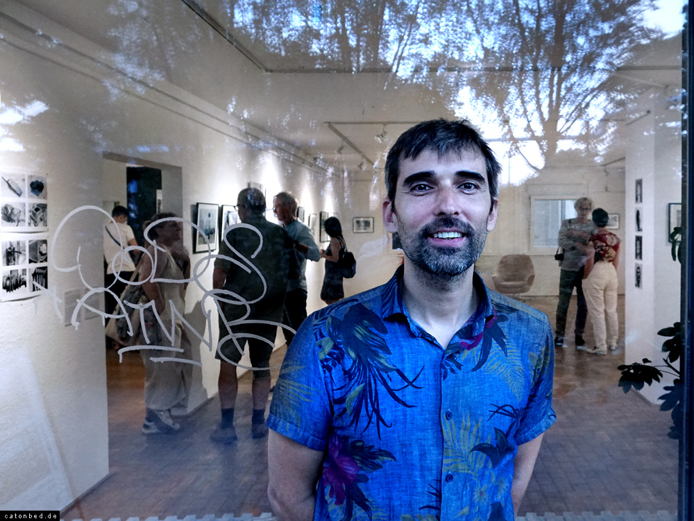 Der Leiter der Galerie Felix Hawran