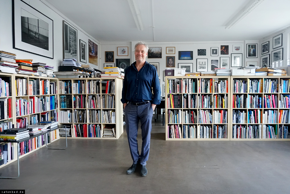 Matthais Harder in seinem Büro, Sommer 2023