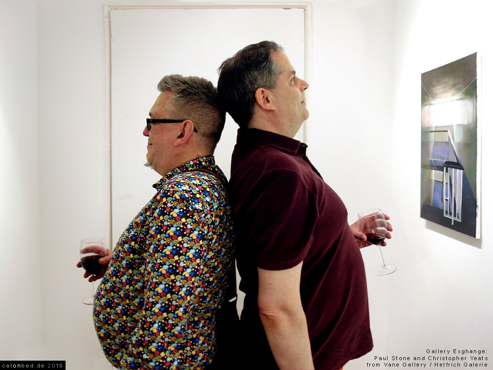 Paul Stone and Christopher Yeats, gallerists