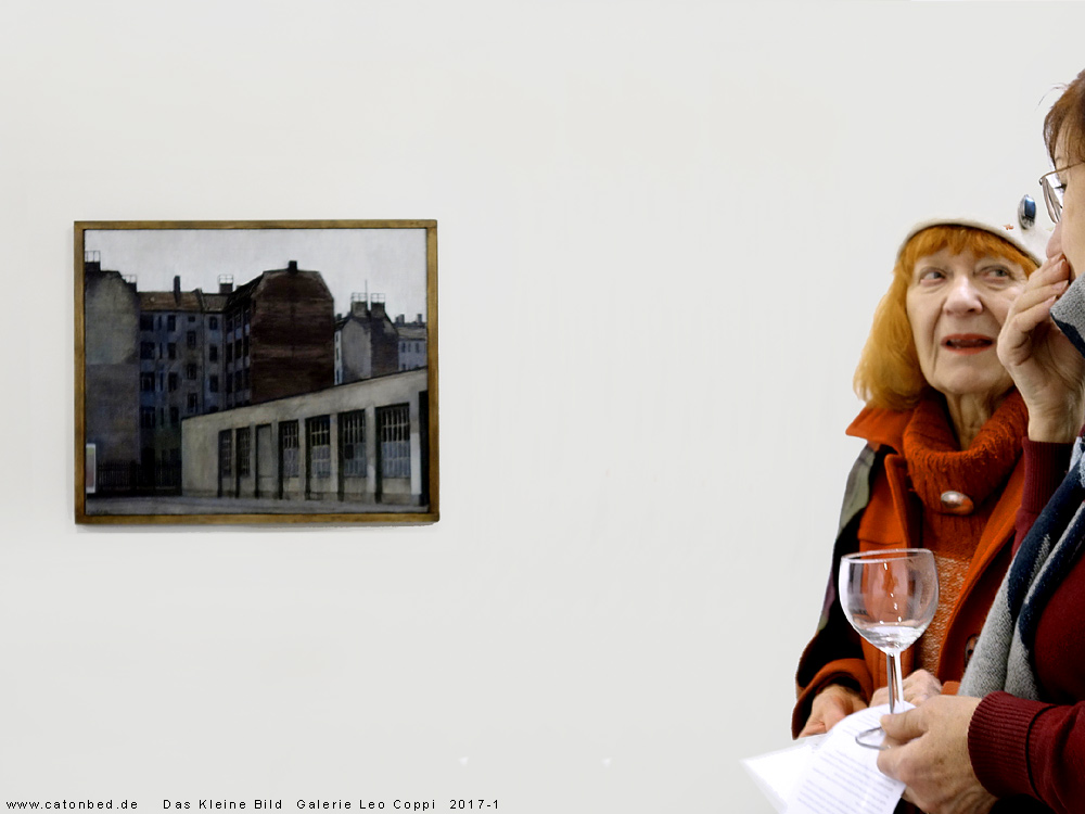 Leo Coppi Galerie Berlin:  Konrad Knebel: Häuser an der S-Bahn,1991