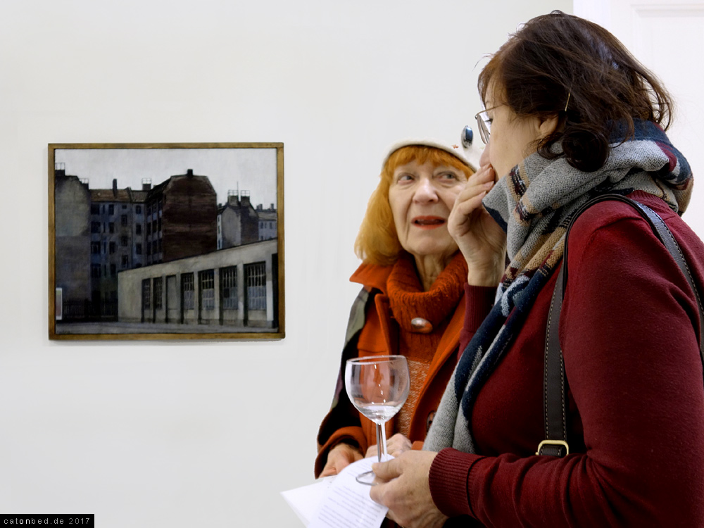 Leo Coppi Galerie Berlin:  Konrad Knebel: Häuser an der S-Bahn,1991