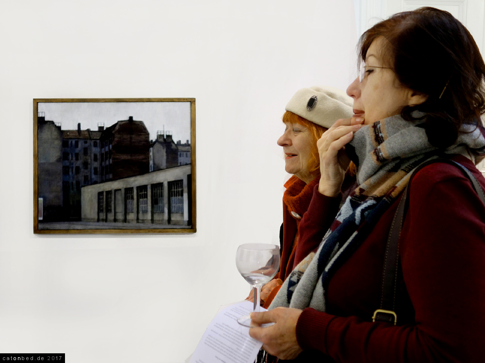 Leo Coppi Galerie Berlin:  Konrad Knebel: Häuser an der S-Bahn,1991