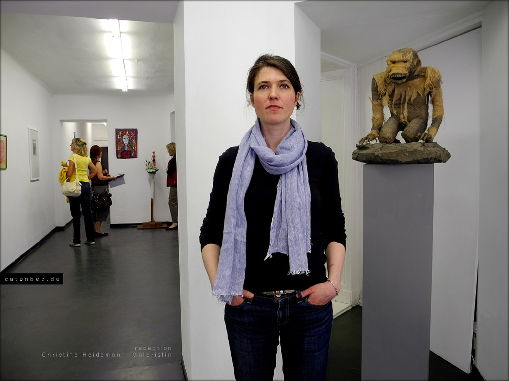 Die Galeristin Christine  Heidemann