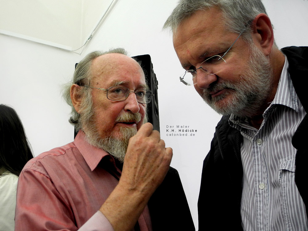 K.H. Hödicke im Gespräch