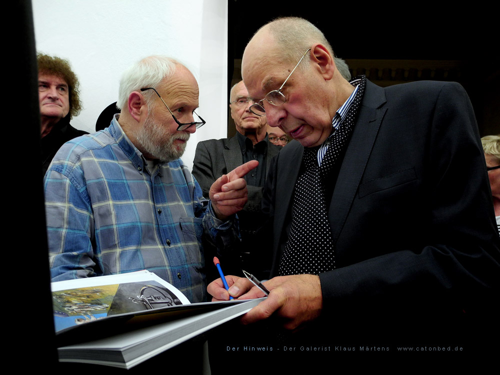 Klaus Märtens, Galerist Taube