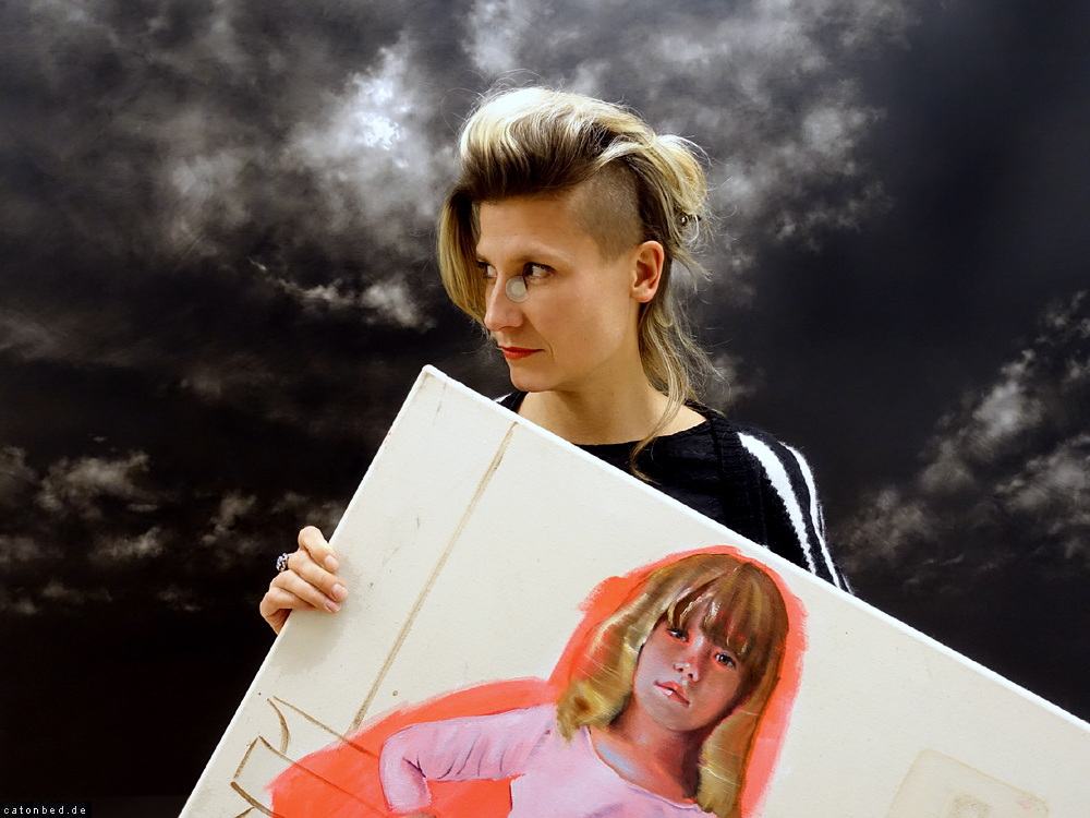 The artist Kathrin Landa