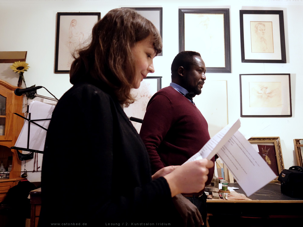 Sidi Seck und Lydia Gebel