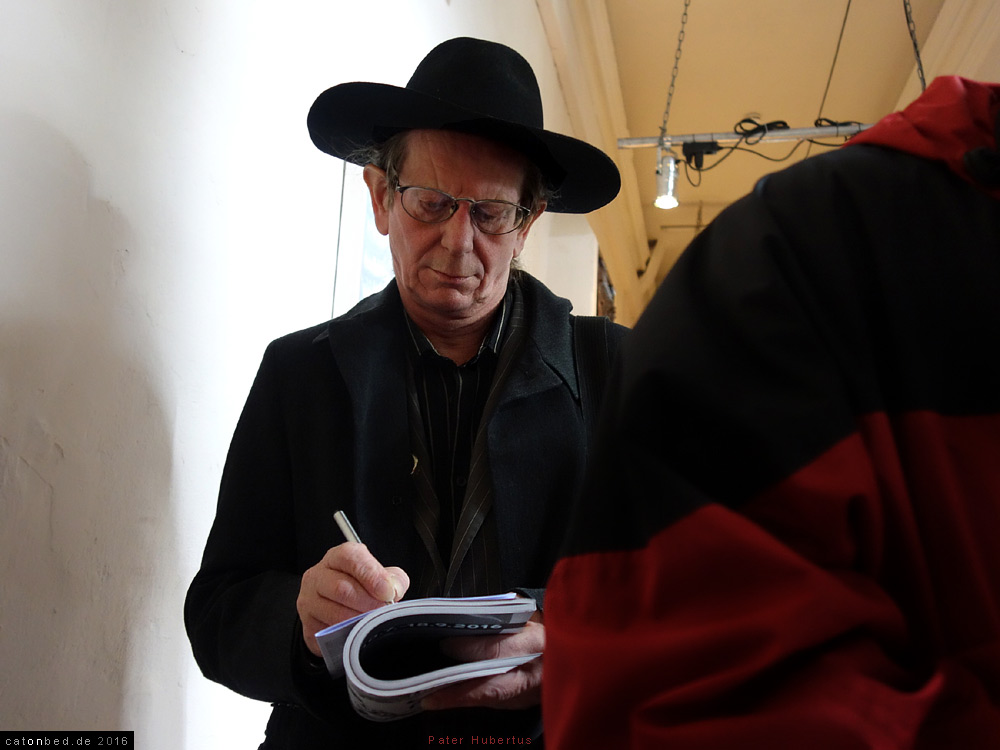 Hubi - XXII. Rohkunstbau, 2016 und Barbara Bongartz, Autorin in der Camarostiftung, Berlin, 2016