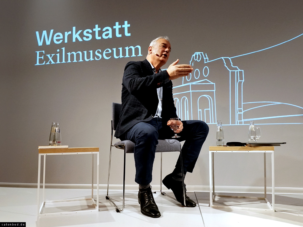 Der Autor Ilija Trojanow im Exil Museum