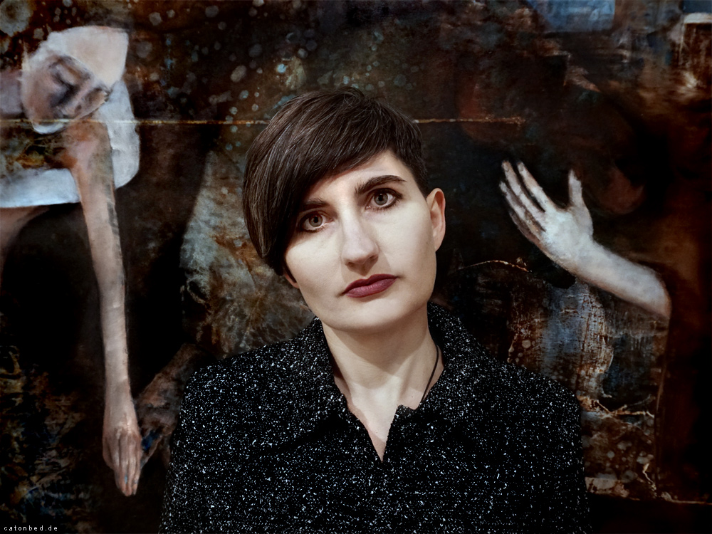 Die Galeristin Künstlerin Maria Wirth 