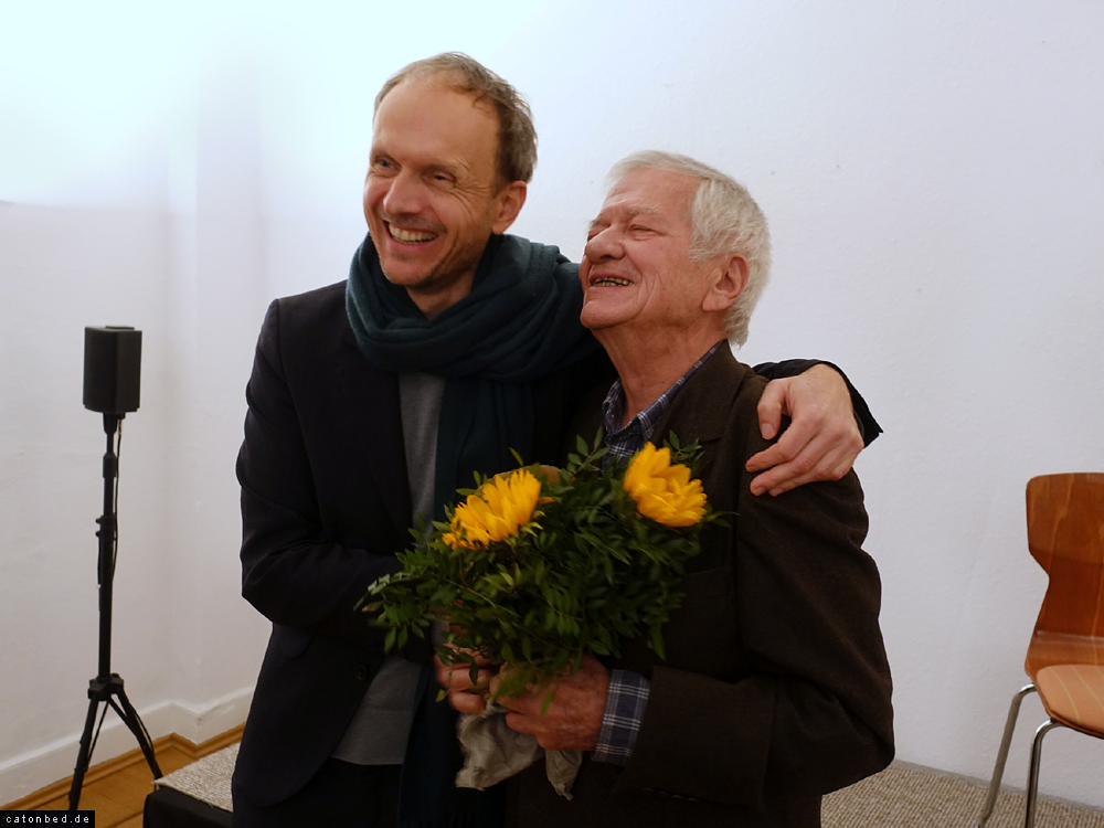 Preisverleihung: Julian Rosefeldt und Folker Skulima