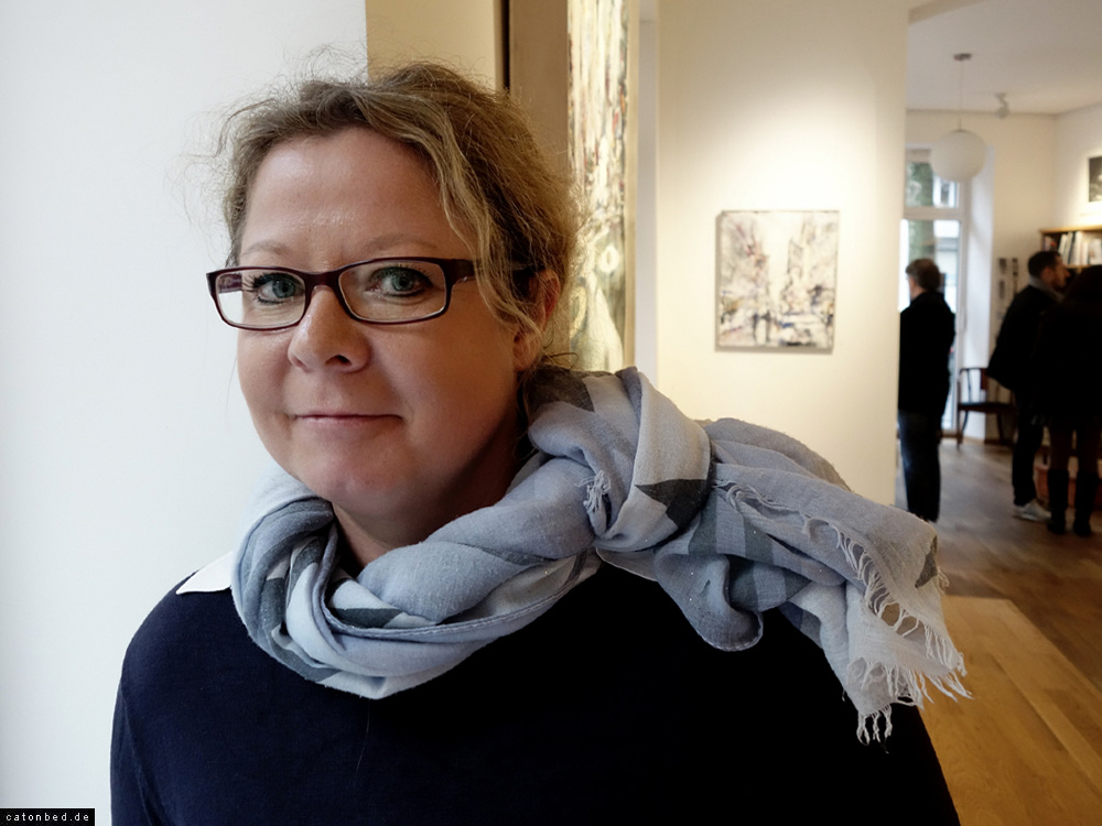 Die Galeristin Christine Knauber