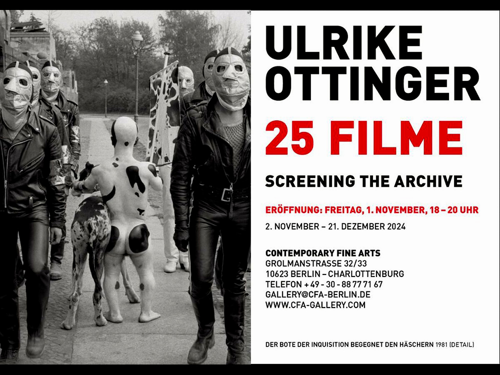 Die Regisseurin Ulrike Ottinger, 2024